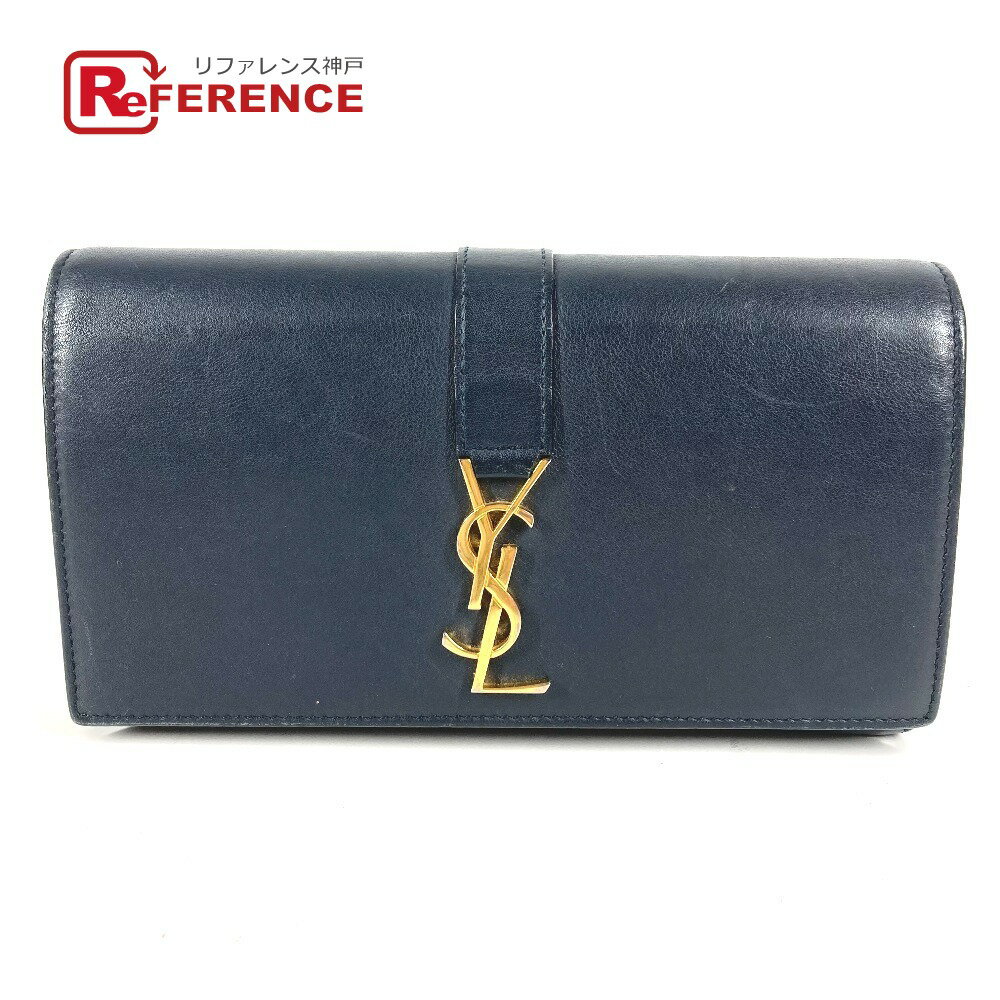 （サボテン）YSL ネイビー レザー 二つ折り財布 楽天市場】イヴサンローラン 財布 ブルーの通販