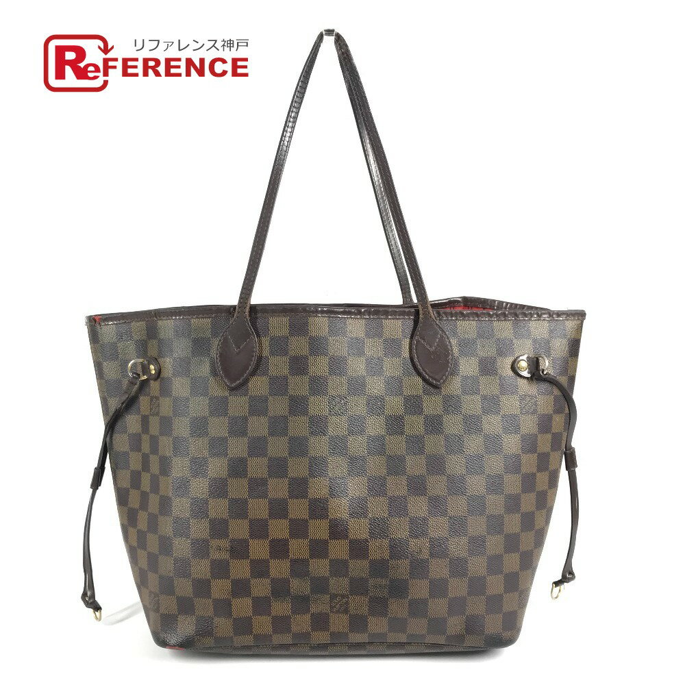 LOUIS VUITTON ルイヴィトン N51105 ダミエ ネヴァーフルMM ネヴァーフル MM カバン バッグ ショルダーバッグ トートバッグ ダミエキャンバス ユニセックス エベヌ ブラウン 【中古】