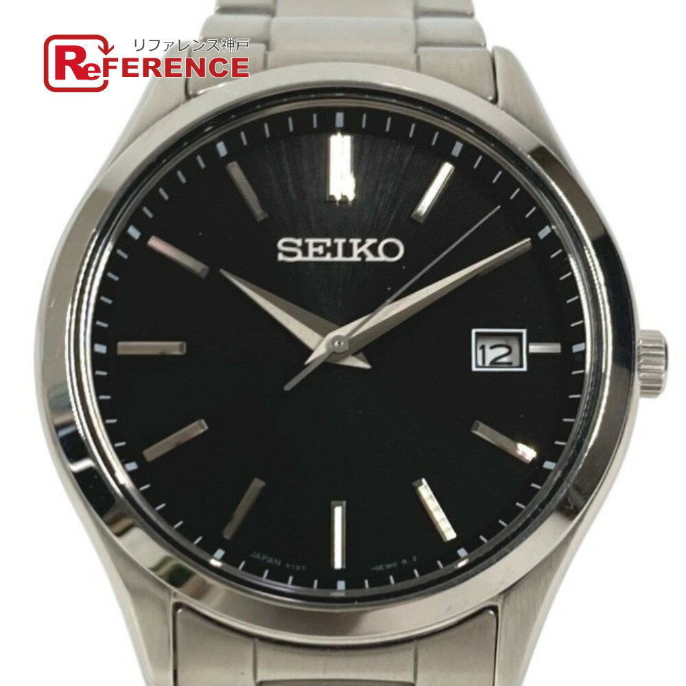 Other - SEIKO セイコー V157-0DR0 ロゴ Sシリーズ SBPX147 ウォッチ メンズウォッチ 時計 腕時計 SS メンズ シルバー 【中古】