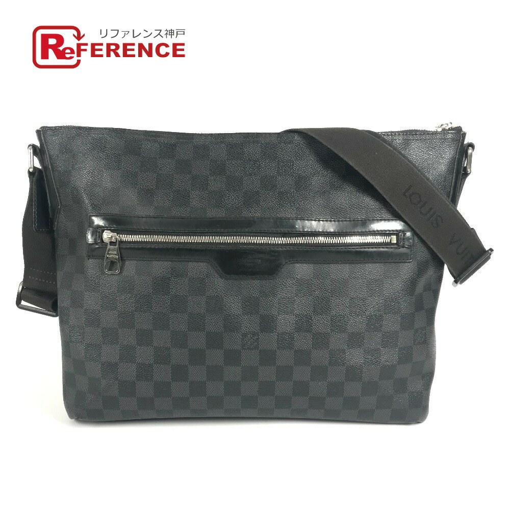 樂天商城 - LOUIS VUITTON ルイヴィトン N41106 ダミエグラフィット ミックMM ミック MM カバン 斜め掛け ショルダーバッグ ダミエグラフィットキャンバス ユニセックス ブラック 【中古】