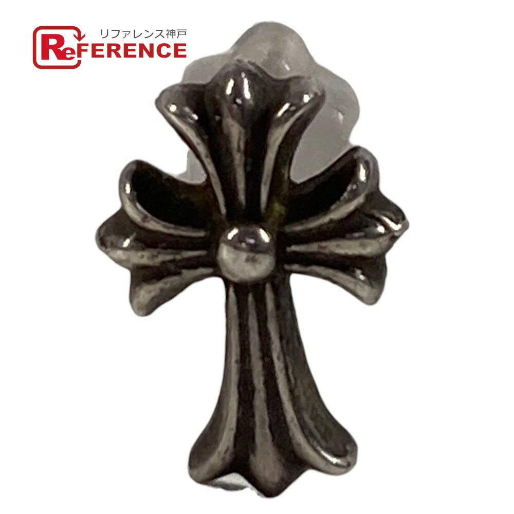 CHROME HEARTS クロムハーツ No2 CH CRS FAT CHクロス 2 ファット スタッド ピアス アクセサリー ジュエリー ピアス SV925 ユニセックス シルバー 【中古】
