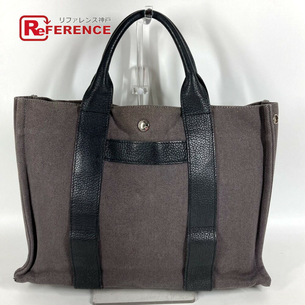 HERMES エルメス　トートバッグ　グレー HERMES（エルメス） トートバッグ 美品 エールラインMM グレー 黒