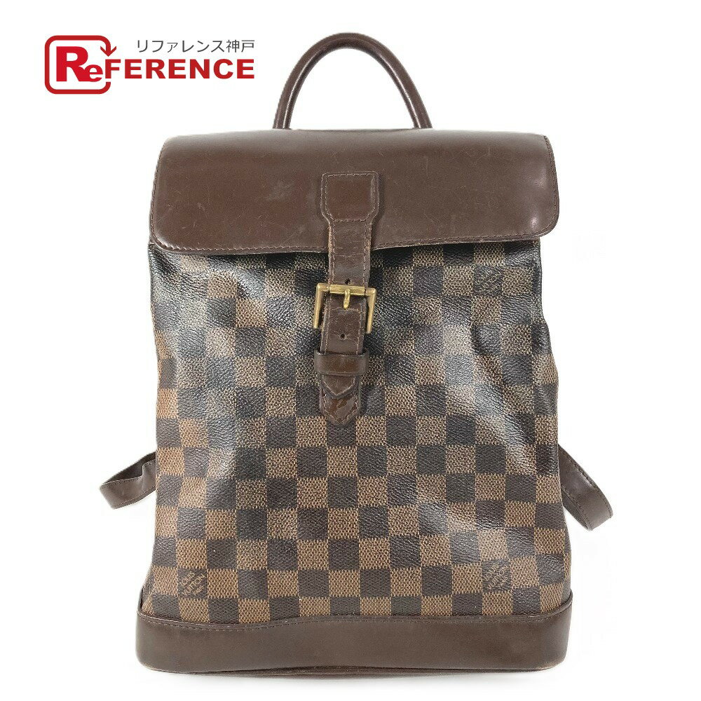 LOUIS VUITTON ルイヴィトン N51132 ダミエ ソーホー カバン バックパック リュックサック ダミエキャンバス ユニセックス エベヌ ブラウン 【中古】