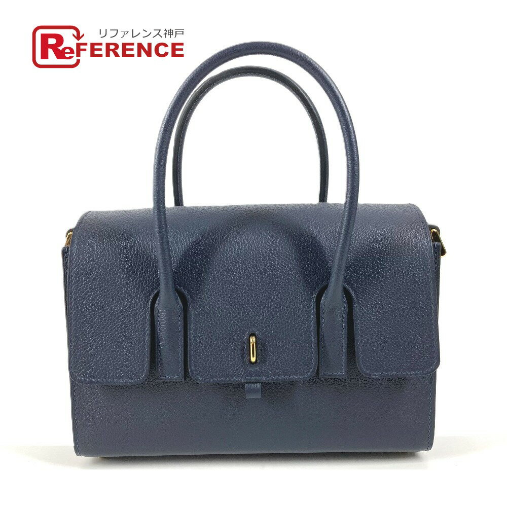 HERMES エルメス ニュードラッグ22 ニュードラッグ 22 カバン トートバッグ 斜め掛け ハンドバッグ ショルダーバッグ エバーカラー ユニセックス ネイビー 新品同様 【中古】