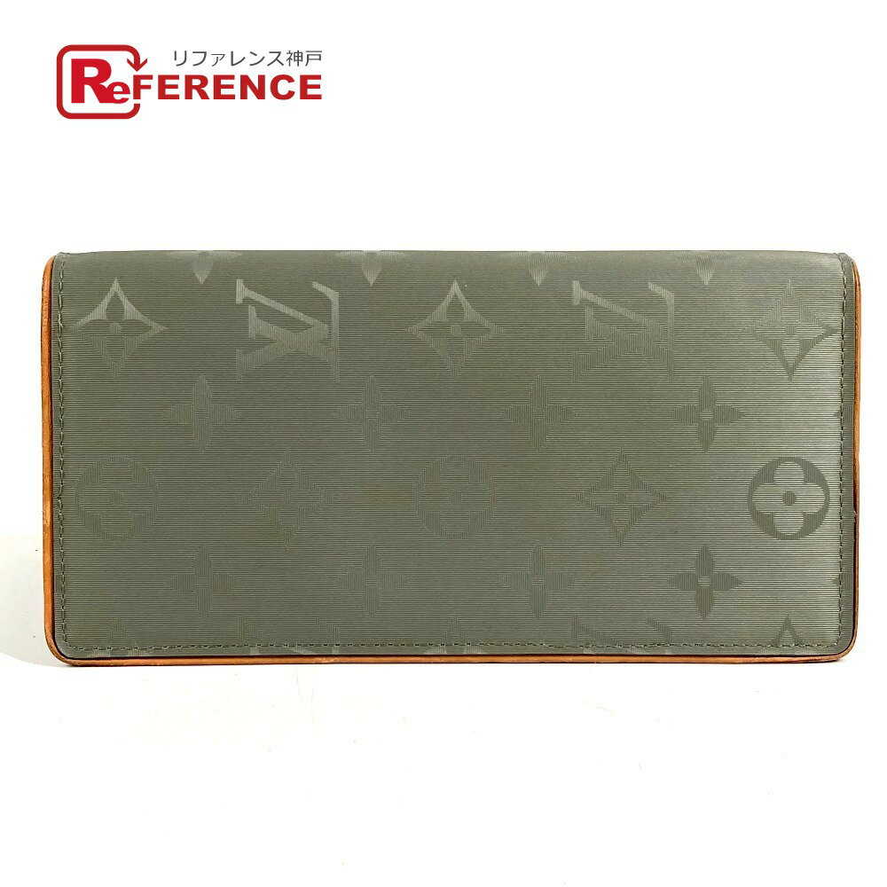 Rakuten - LOUIS VUITTON ルイヴィトン M63236 モノグラム チタニウム ポルトフォイユ ブラザ ロングウォレット 2つ折り 長財布 キャンバス/レザー ユニセックス グレー 【中古】
