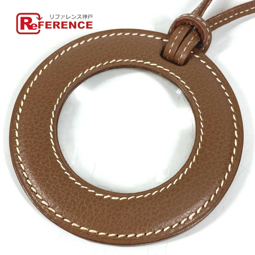 HERMES エルメス ルーペ ネックレス アクセサリー 紐 ネックレス レザー ユニセックス ブラ ...