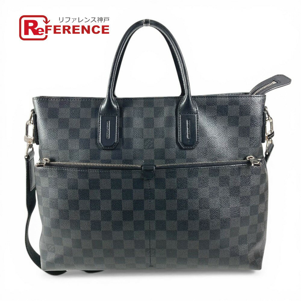 Rakuten - LOUIS VUITTON ルイヴィトン N41564 ダミエグラフィット 7DW ブリーフケース セブンデイズ ア ウィーク トートバッグ カバン ハンドバッグ ショルダーバッグ ビジネスバッグ ダミエグラフィットキャンバス ユニセックス ブラック 【中古】
