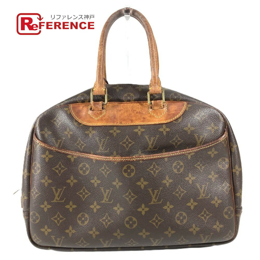 LOUIS VUITTON ルイヴィトン M47270 モノグラム ドーヴィル カバン トートバッグ ミニボストンバッグ ハンドバッグ モノグラムキャンバス ユニセックス ブラウン 【中古】