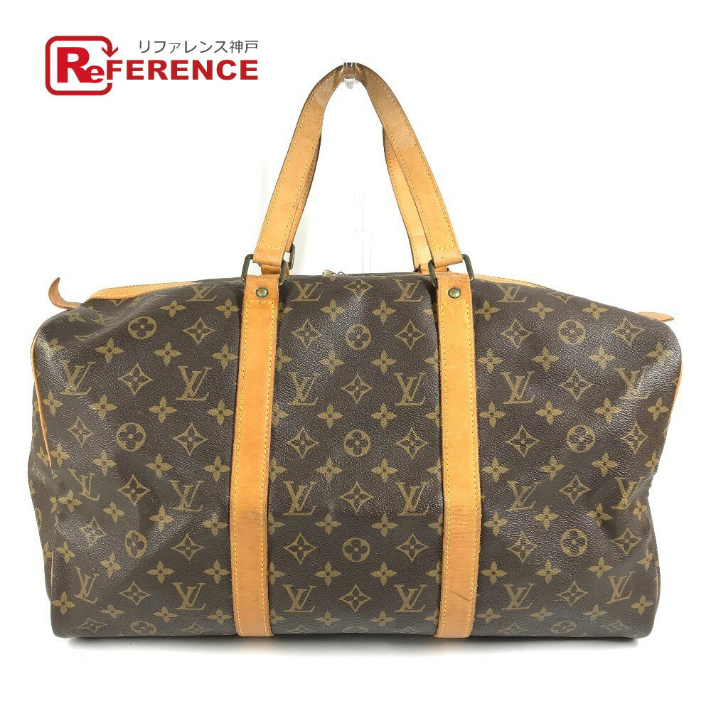 LOUIS VUITTON ルイヴィトン M41624 モノグラム サックスープル 45 サックスープル45 旅行バッグ ハンドバッグ トラベルバッグ ボストンバッグ モノグラムキャンバス ユニセックス ブラウン 【中古】