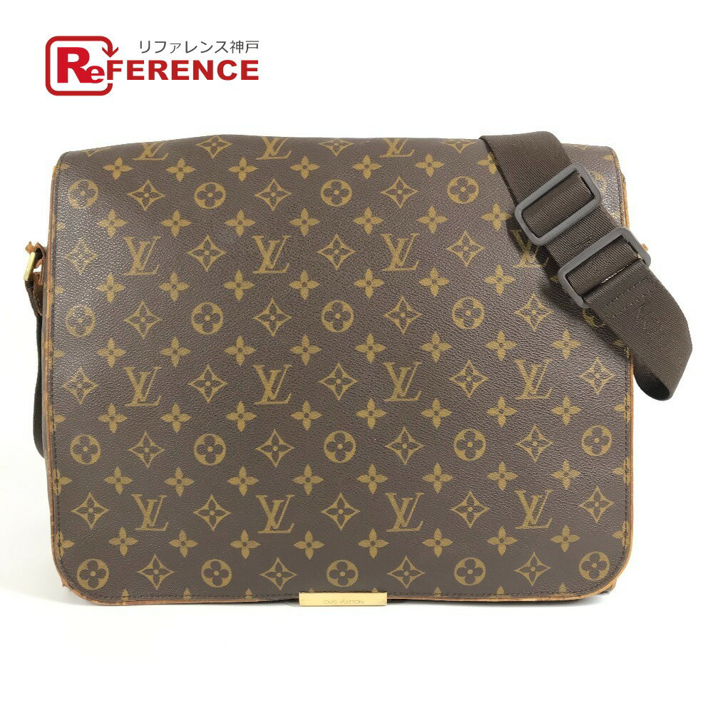 本物 ルイヴィトン LOUIS VUITTON LV アベス モノグラム ショルダーバッグ メッセンジャーバッグ ブラウン M45257 Abbesses ビトン バッグ 中古 LOUIS VUITTON（ルイ・ヴィトン） アベス モノグラム M45257
