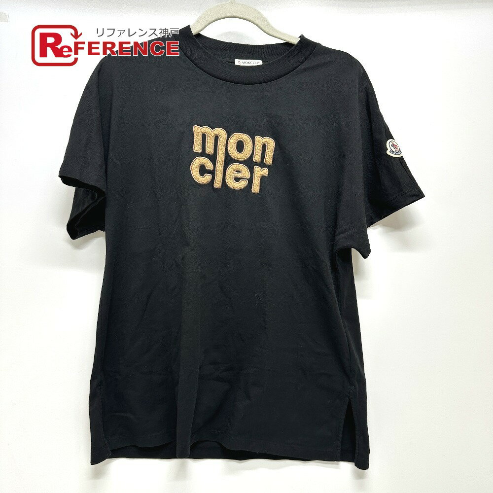 Rakuten - MONCLER モンクレール C-SCOM-25-8822 ロゴ アパレル 半袖Tシャツ コットン レディース ブラック 【中古】