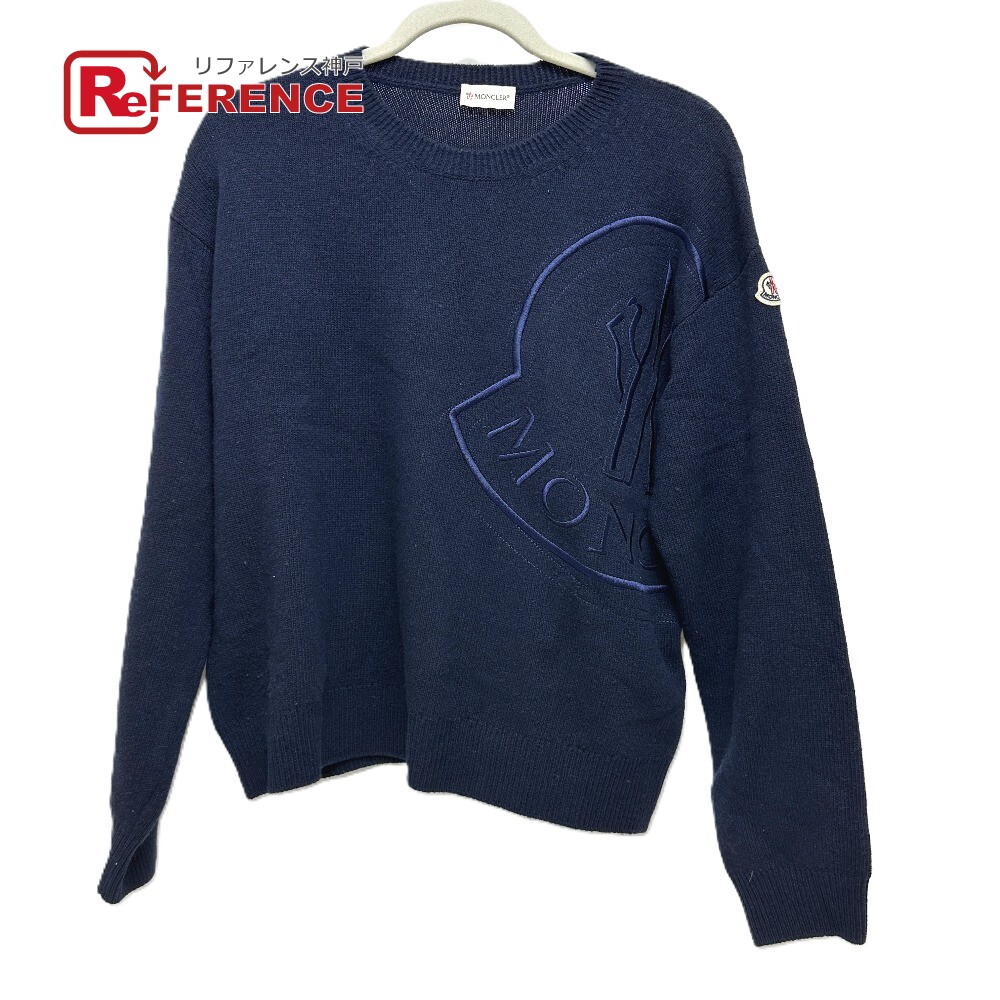 美品 モンクレール MONCLER ニット 2021 セーター ロングスリーブ 長袖 ウール トップス レディース XS ブラック 美品 モンクレール MONCLER ニット 2021 セーター ロングスリーブ 長袖