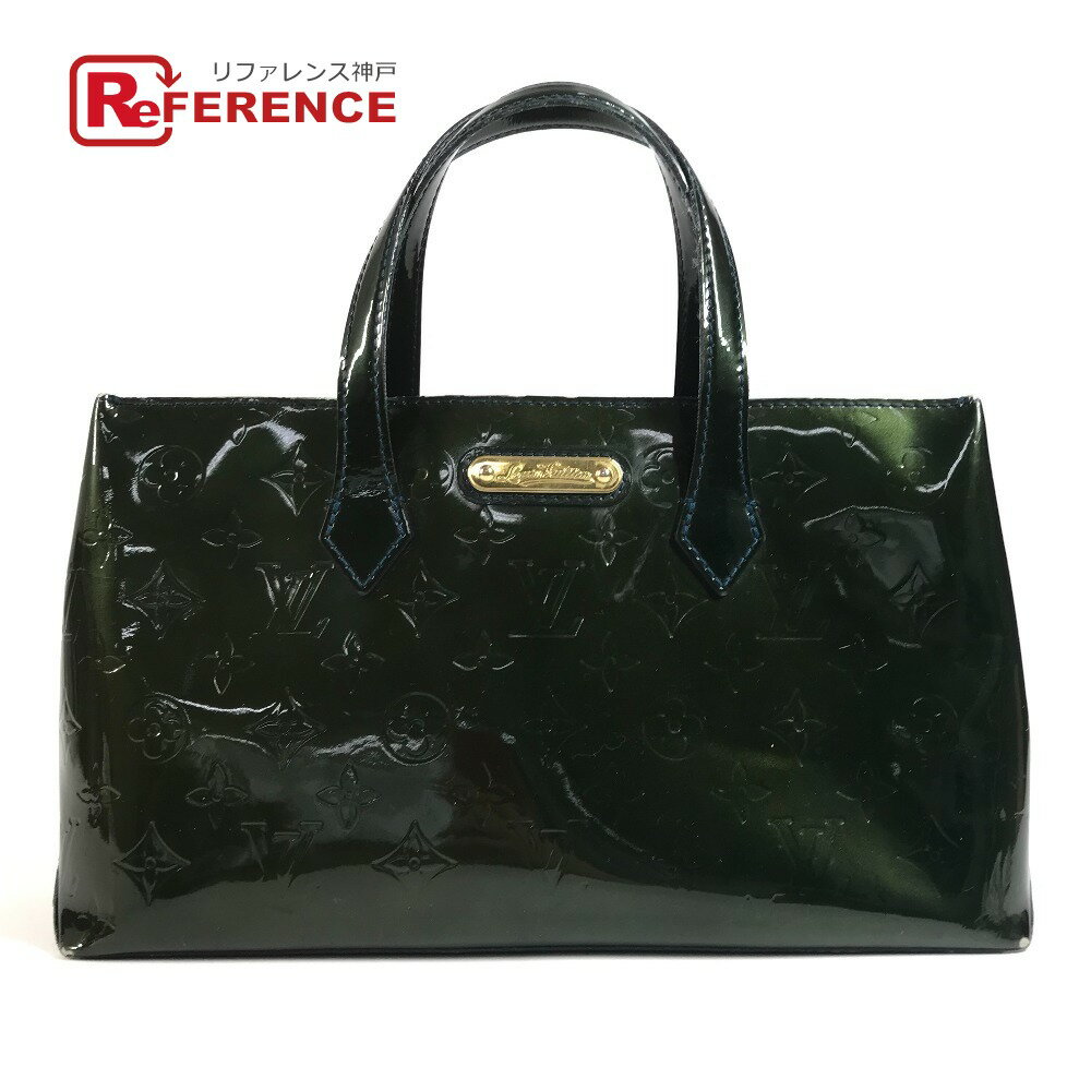 Rakuten - LOUIS VUITTON ルイヴィトン M93684 モノグラムヴェルニ ウィルシャーPM ウィルシャー PM カバン トートバッグ ハンドバッグ モノグラムヴェルニ レディース ブルーニュイ ブルー 【中古】