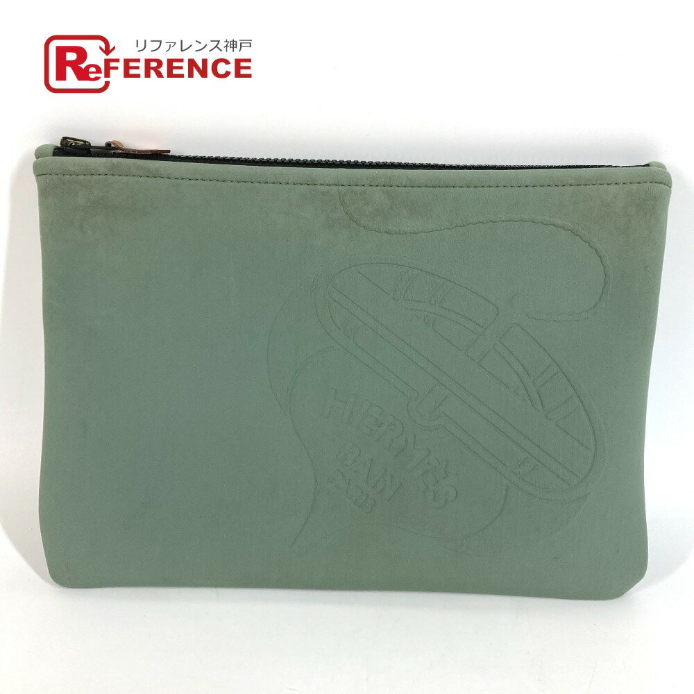 樂天商城 - HERMES エルメス トゥルーストワレット ネオバンMM ネオバン MM タラサ クラッチバッグ カバン メイクポーチ マルチポーチ ポーチ ポリアミド ユニセックス カーキ系 【中古】