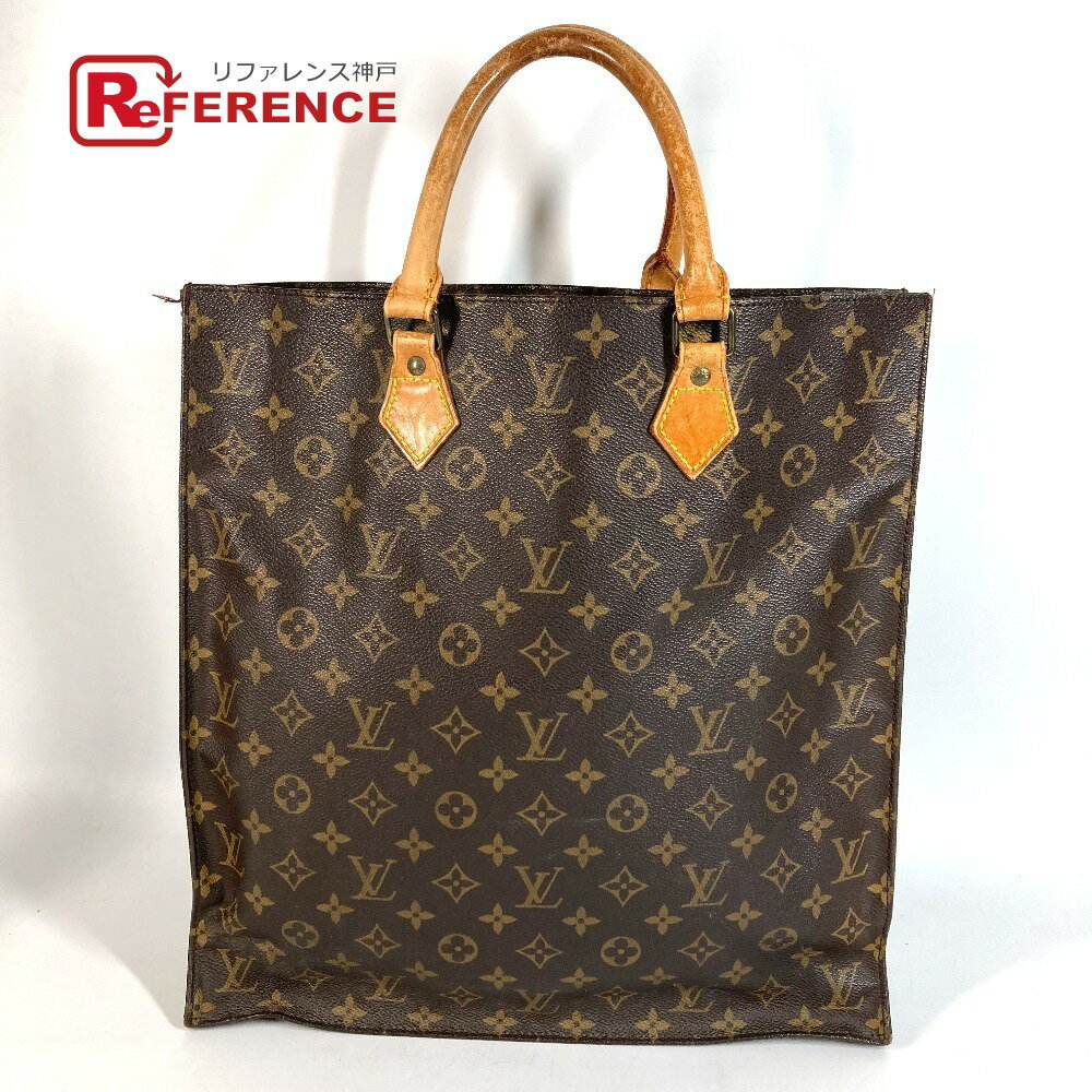 樂天商城 - LOUIS VUITTON ルイヴィトン M51140 モノグラム サックプラ カバン トートバッグ 縦型トート ハンドバッグ モノグラムキャンバス ユニセックス ブラウン 【中古】