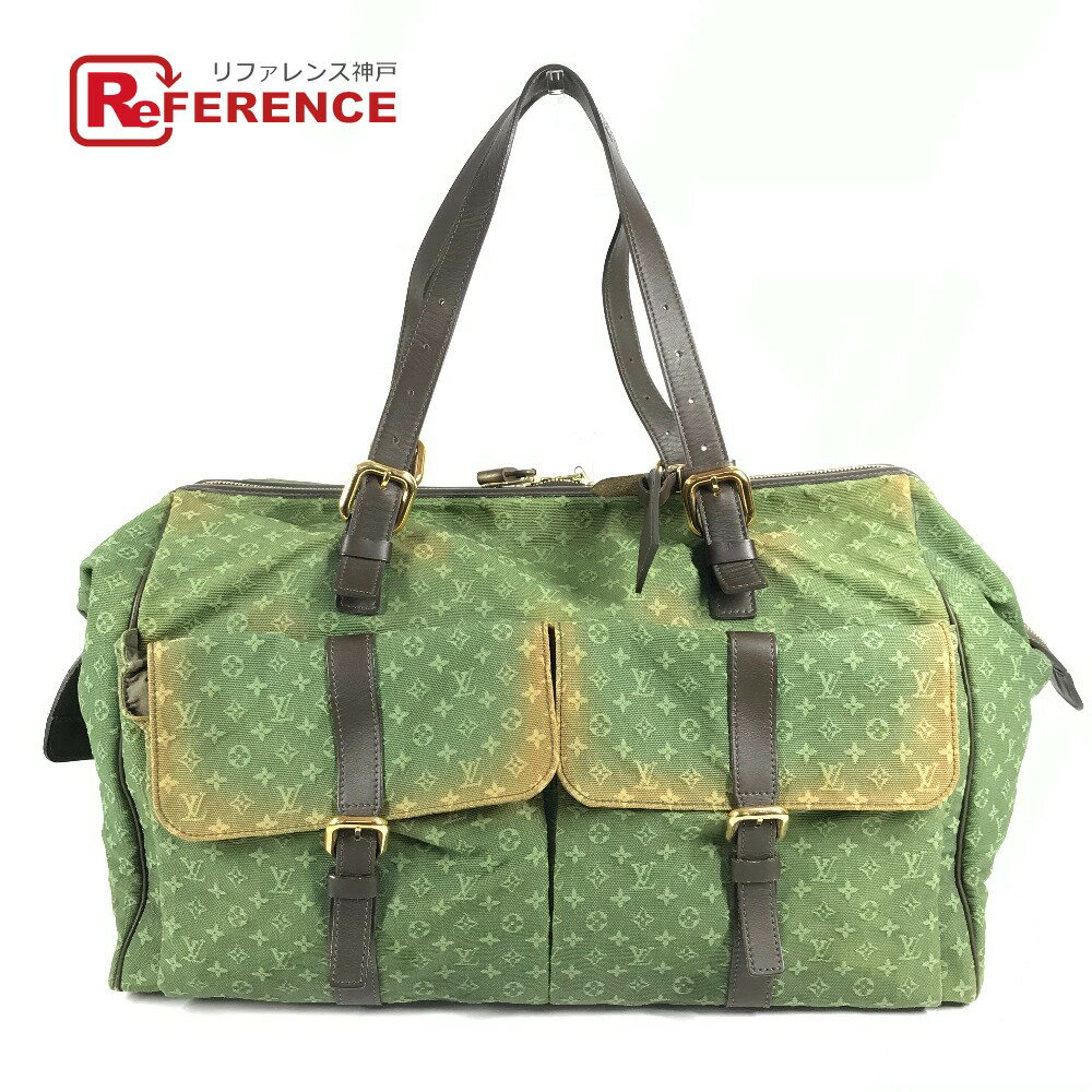 Rakuten - LOUIS VUITTON ルイヴィトン M42322 モノグラムミニ ルイーズ 旅行バッグ トラベルバッグ カバン ショルダーバッグ ボストンバッグ モノグラムミニキャンバス ユニセックス カーキ 【中古】