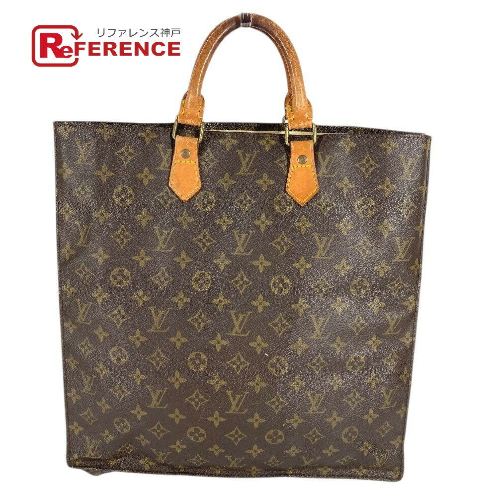 樂天商城 - LOUIS VUITTON ルイヴィトン M51140 モノグラム サックプラ カバン トートバッグ 縦型トート ハンドバッグ モノグラムキャンバス ユニセックス ブラウン 【中古】