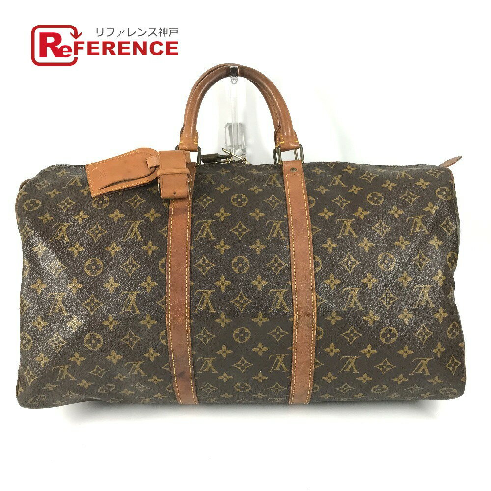 Rakuten - LOUIS VUITTON ルイヴィトン M41426 モノグラム キーポル50 キーポル 50 旅行バッグ ハンドバッグ トラベルバッグ ボストンバッグ モノグラムキャンバス レディース ブラウン 【中古】