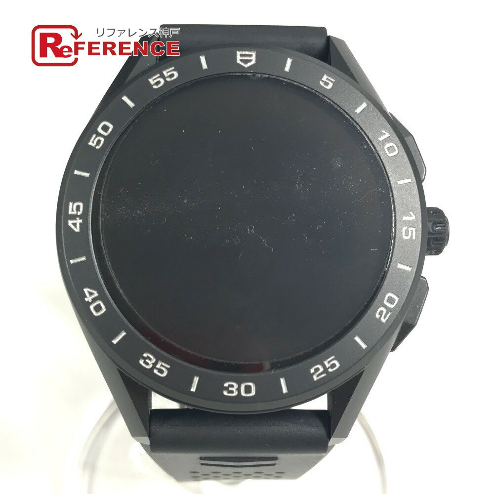 TAG HEUER タグホイヤー SBG8A80 Connected Calibre E3 45mm コネクッド ウォッチ スマートウォッチ 時計 腕時計 チタン /ラバー メンズ ブラック 【中古】