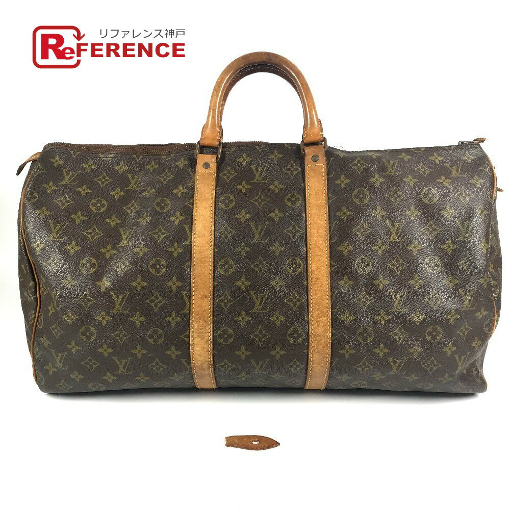 LOUIS VUITTON ルイヴィトン M41424 モノグラム キーポル55 キーポル 55 デベソ 旧型 カバン ハンドバッグ 旅行バッグ トラベルバッグ ボストンバッグ モノグラムキャンバス ユニセックス ブラウン 【中古】