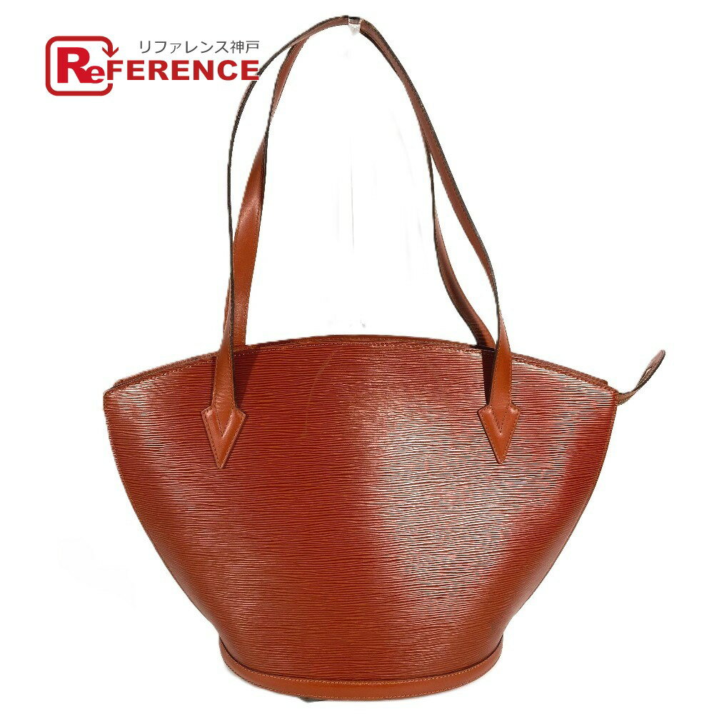 LOUIS VUITTON ルイヴィトン M52263 エピ サンジャックショッピング トートバッグ ショルダーバッグ エピレザー レディース ケニアブラウン ブラウン 【中古】