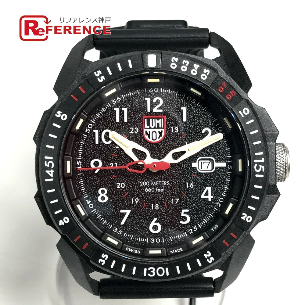 LUMINOX ルミノックス 1001 ミリタリーウォッチ アイスサー アークティック icesar arctic 46mm military watch メンズウォッチ ウォッチ 腕時計 カーボン メンズ ブラック 未使用 【中古】