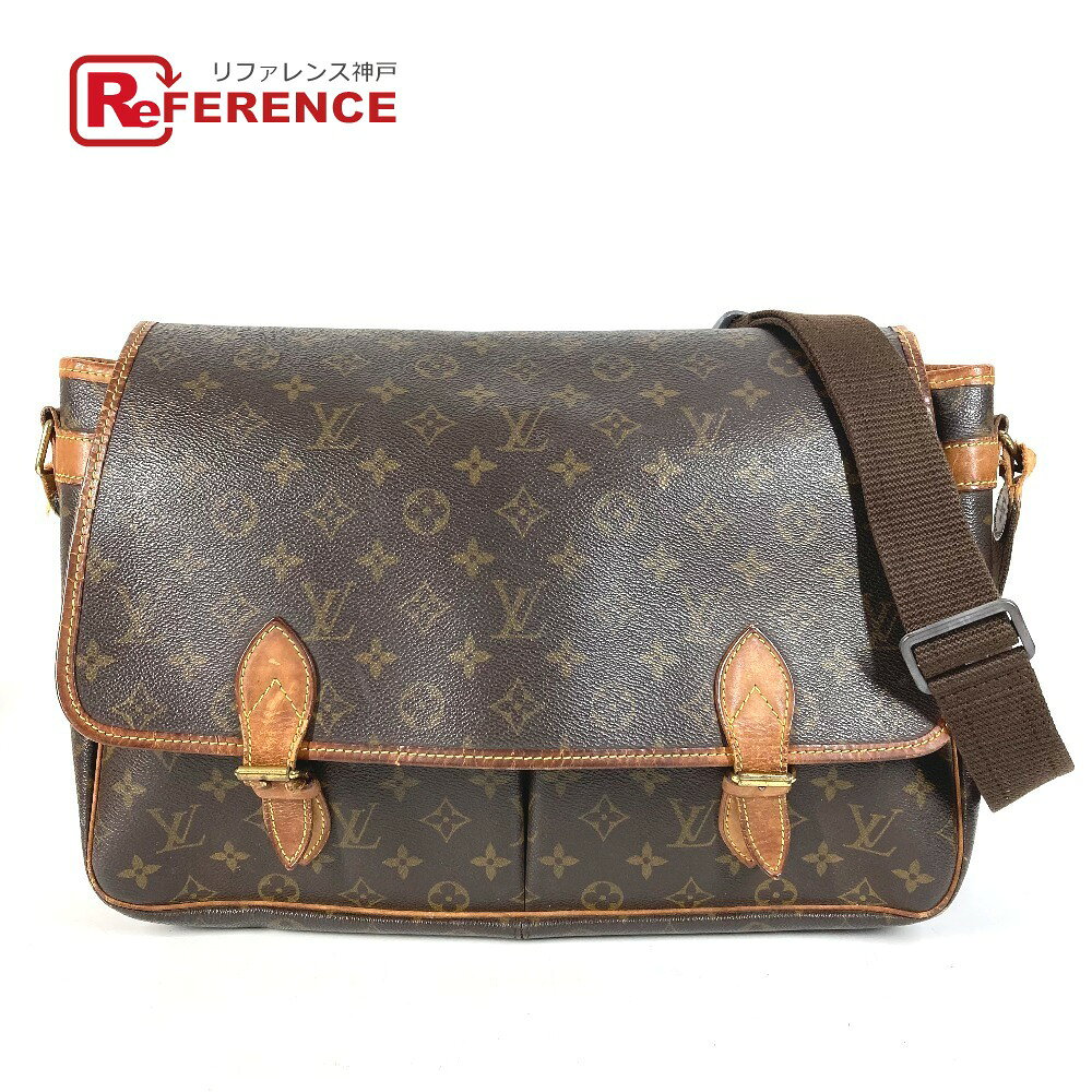 LOUIS VUITTON ルイヴィトン M42249 モノグラム ジベシエールGM ジベシエール GM フラップ 斜め掛け カバン メッセンジャーバッグ ショルダーバッグ モノグラムキャンバス ユニセックス ブラウン 