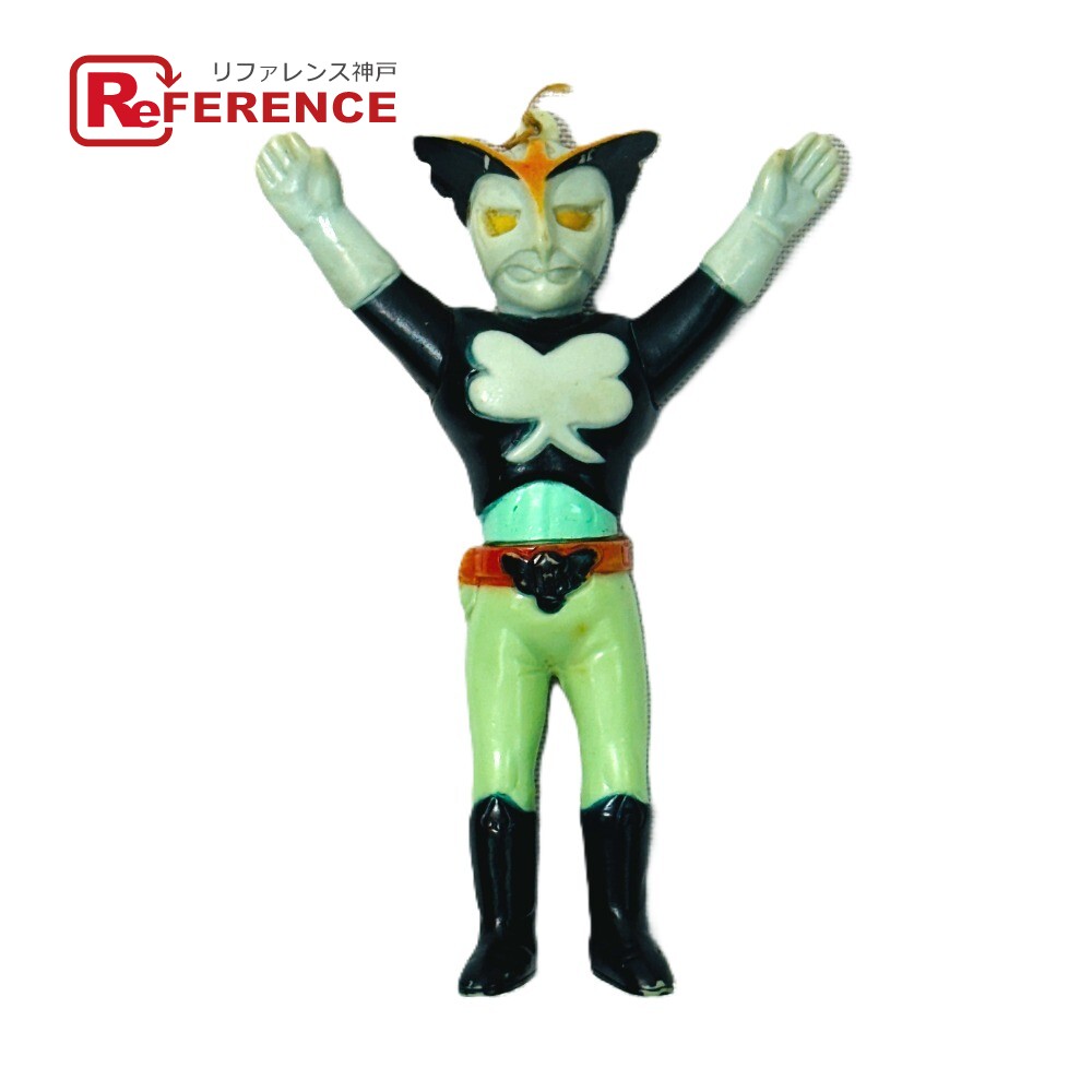 ポピー 超人バロム・1 ミニソフビ 超人バロム ホビー おもちゃ 玩具 オブジェ ソフビ 昭和レトロ ソフビ メンズ ブラック 【中古】