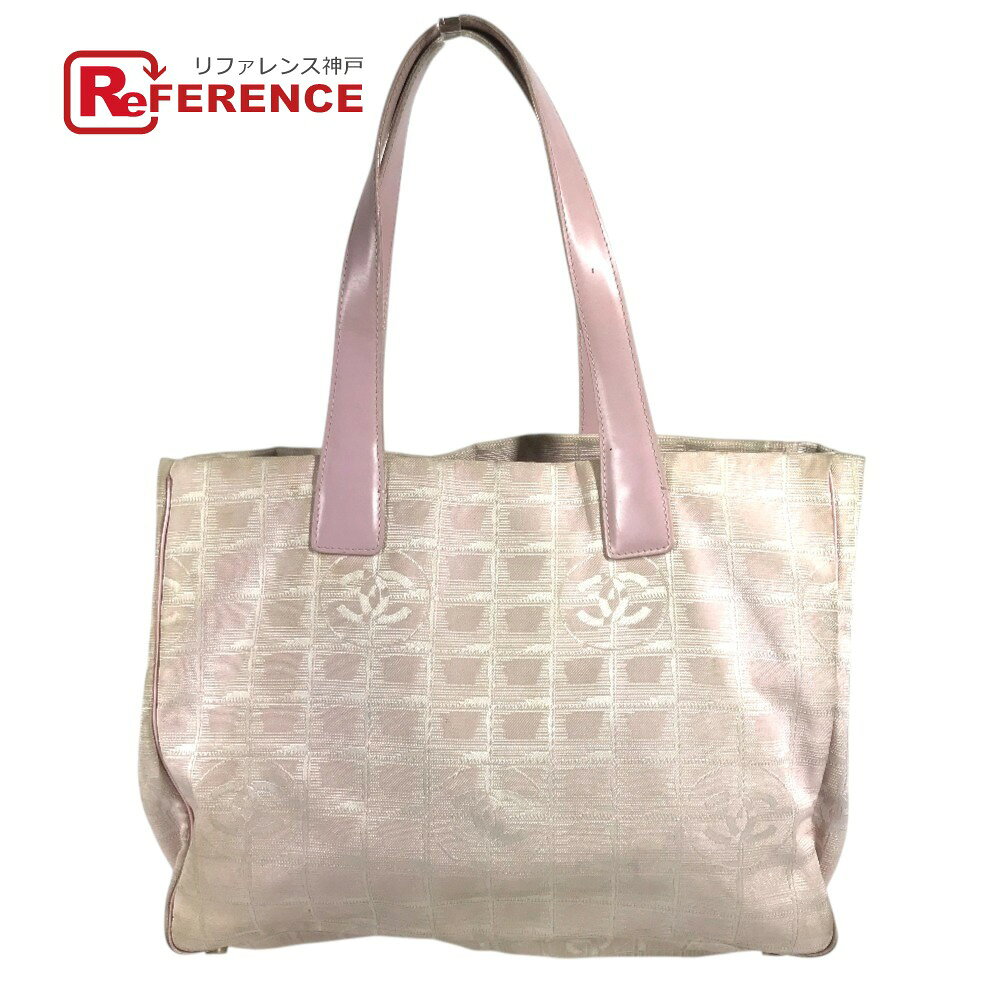 CHANEL シャネル A15991 CC ココマーク ロゴ ニュートラベルライン MM　ニュートラベルラインMM ショルダーバック カバン 肩掛け トートバッグ ナイロンキャンバス /レザー ユニセックス ピンク 【中古】