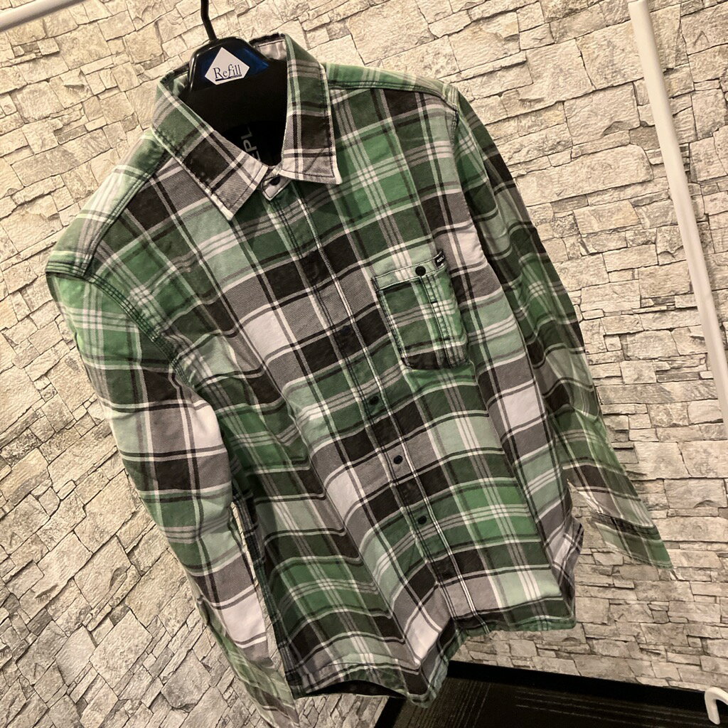 Rakuten - メンズ『REPLAY』ブラウス『チェック』イタリヤ（リプレイ）大人気（1万以上のお買い上げで送料無料）（ラッピング無料）