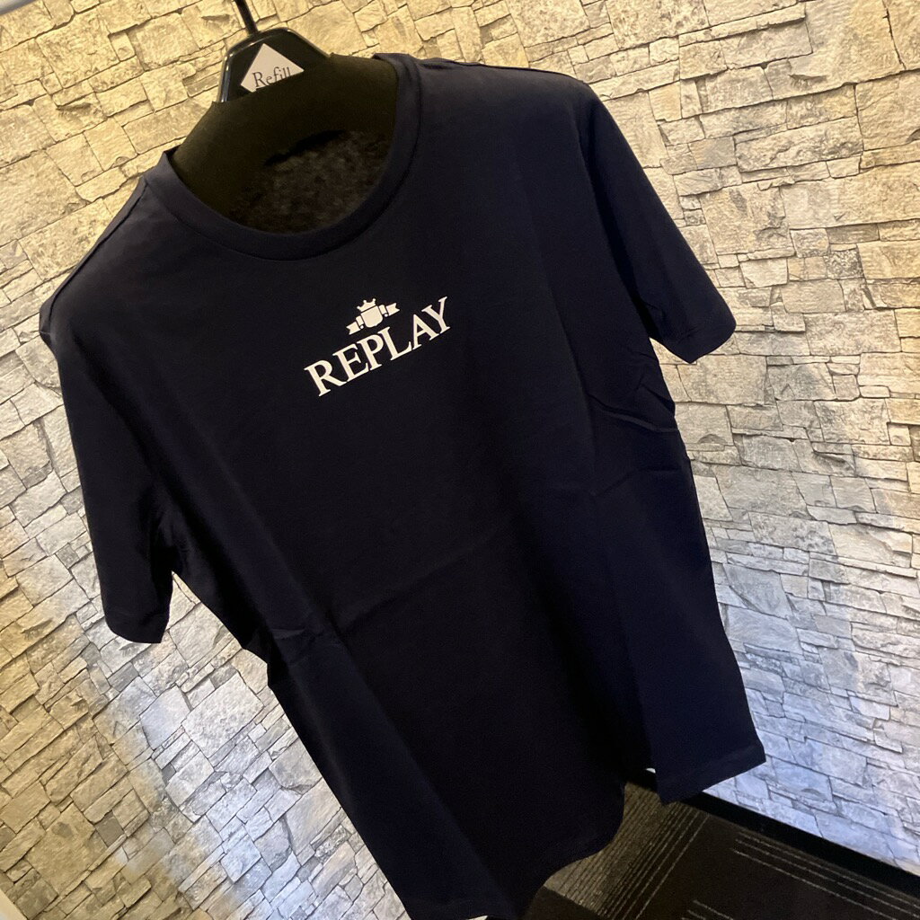 Rakuten - メンズ『REPLAY』半袖『Tシャツ』イタリヤ（リプレイ）大人気（1万以上のお買い上げで送料無料）（ラッピング無料）