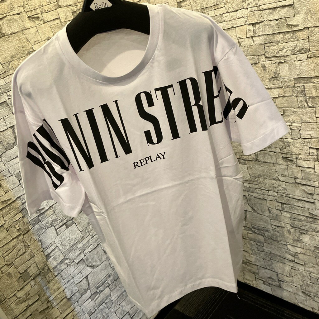 Rakuten - メンズ『REPLAY』半袖『Tシャツ』イタリヤ（リプレイ）大人気（1万以上のお買い上げで送料無料）（ラッピング無料）