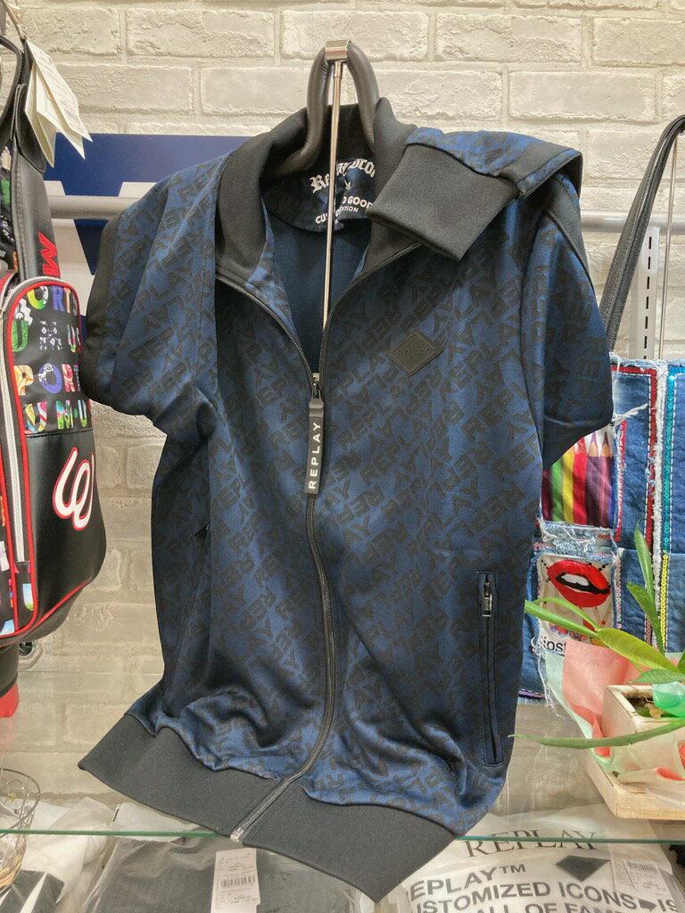 『REPLAY』ジップブルゾンXXL『M3256』（リプレイ）大人気トレーナー（1万以上のお買い上げで送料無料）（父の日ラッピング無料）M3256..