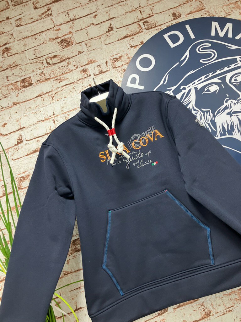 Rakuten - シナコバ大人気起毛トレーナー「SINACOVA」ホワイト＆ネイビーマリンスポーツ（1万以上のお買い上げで送料無料）（父の日ラッピング無料）
