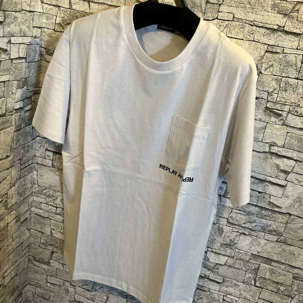 メンズ『REPLAY』半袖『Tシャツ』イタリヤ（リプレイ）大人気（1万以上のお買い上げで送料無料）（ラッピング無料）