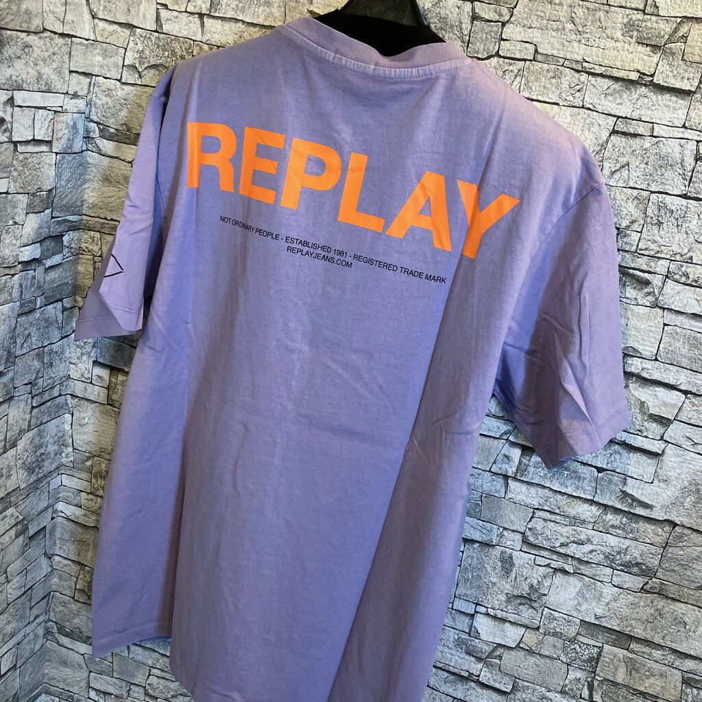 Rakuten - メンズ『REPLAY』半袖『Tシャツ』イタリヤ（リプレイ）大人気（1万以上のお買い上げで送料無料）（ラッピング無料）