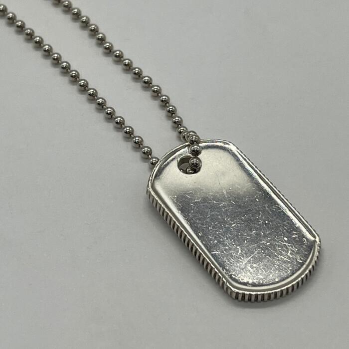 極美品✨ティファニー　ドッグタグ　エッジ　ボールチェーン　SV925 箱付 楽天市場】ティファニー ネックレス メンズ レディース コインエッジ