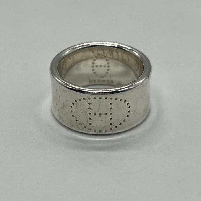 【中古】エルメス HERMES エクリプス リュバン リング 表記サイズ54 SV925