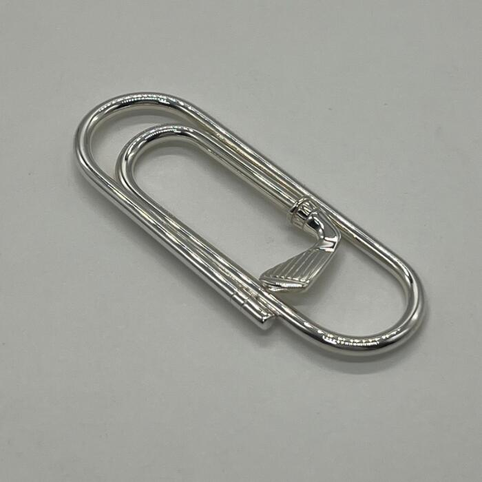 【中古】ティファニー TIFFANY&CO ゴルフモチーフ マネークリップ SV925