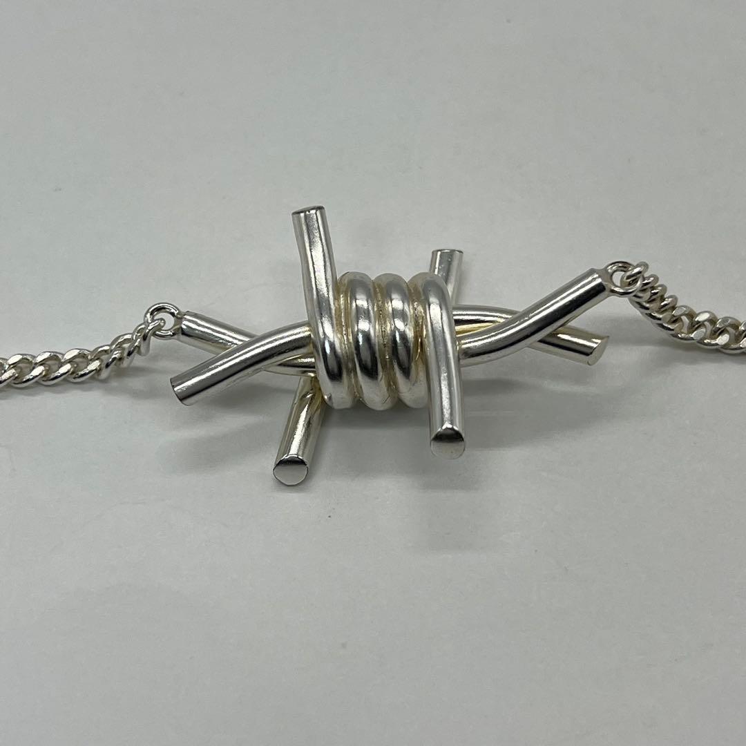 【中古】メゾンマルタンマルジェラ 有刺鉄線 ネックレス 真鍮 ここのえ期