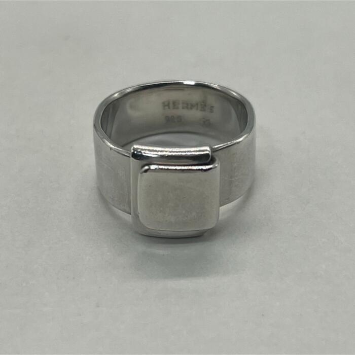 Rakuten - 【中古】エルメス HERMES フォールディング リング 表記サイズ55 SV 希少 メンズ レディース ユニセックス ヴィンテージ オールド 指輪 シルバー925 アクセサリー