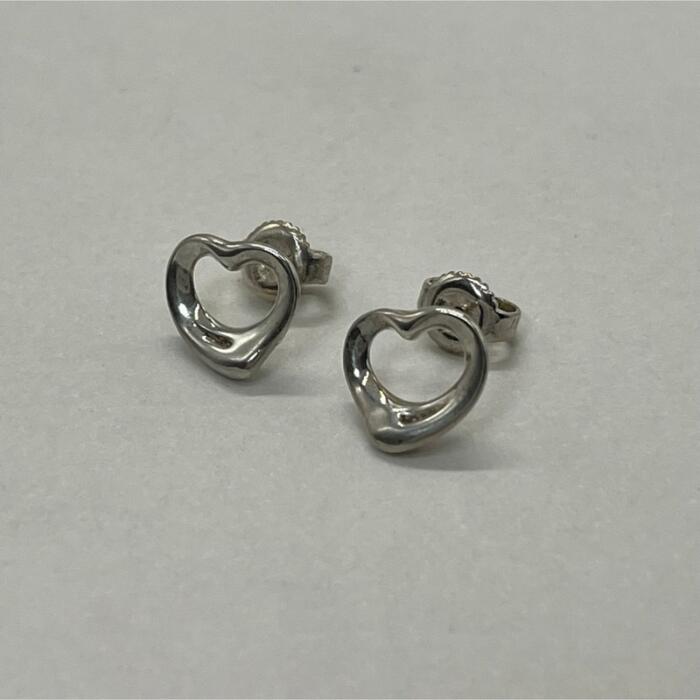 Rakuten - 【中古】ティファニー TIFFANY エルサペレッティ オープンハート ピアス SV925 メンズ レディース ユニセックス ヴィンテージ オールド シルバー925 アクセサリー