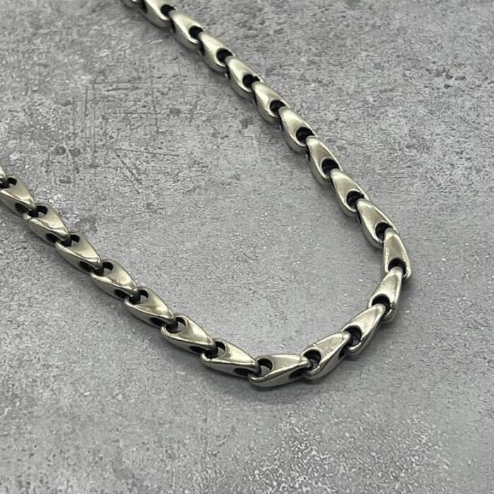 Rakuten - 【中古】グッチ GUCCI ティアドロップ リンク チェーン ネックレス SV925 トムフォード期 希少 メンズ レディース ヴィンテージ オールド シルバー925 アクセサリー ネックレス
