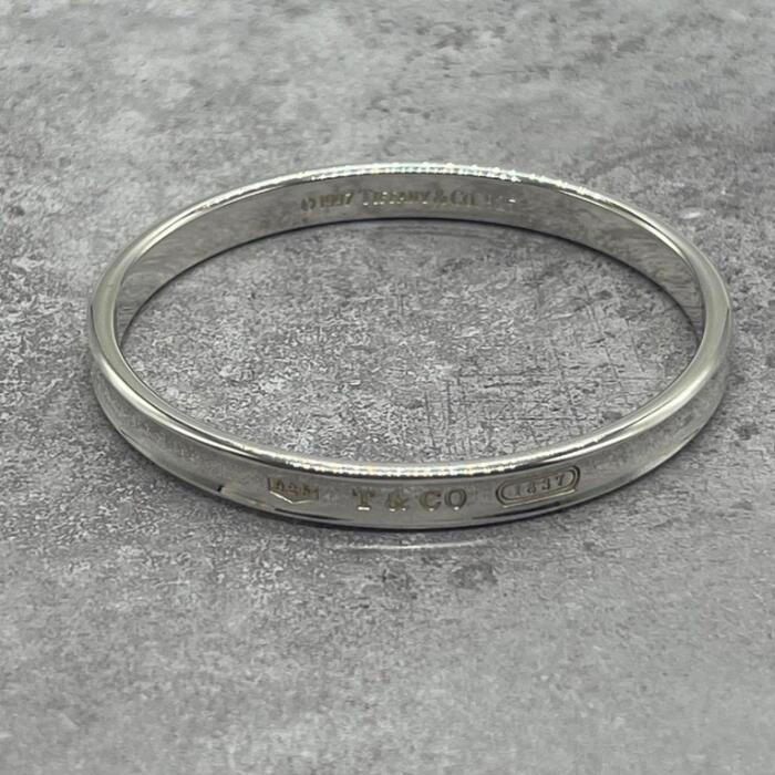 樂天商城 - 【中古】ティファニー TIFFANY&CO 1837 バングル SV925 メンズ レディース ヴィンテージ オールド シルバー925 チェーン アクセサリー