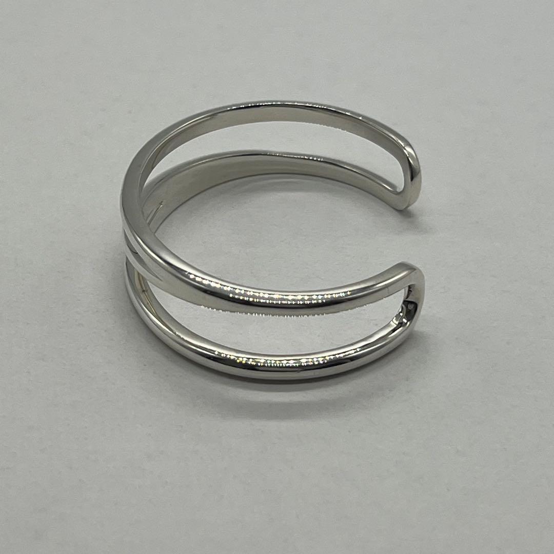 【中古】ティファニー TIFFANY&CO ダイアゴナル バングル SV925 メンズ レディース...