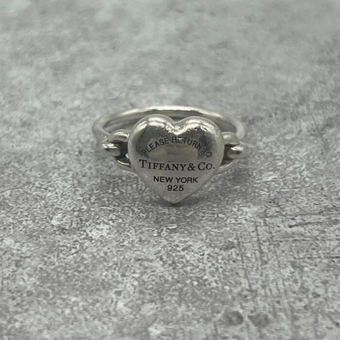 Rakuten - 【中古】ティファニー TIFFANY リターントゥ フルハート リング 11号 SV SV925 メンズ レディース ヴィンテージ オールド 指輪 シルバー925 アクセサリー