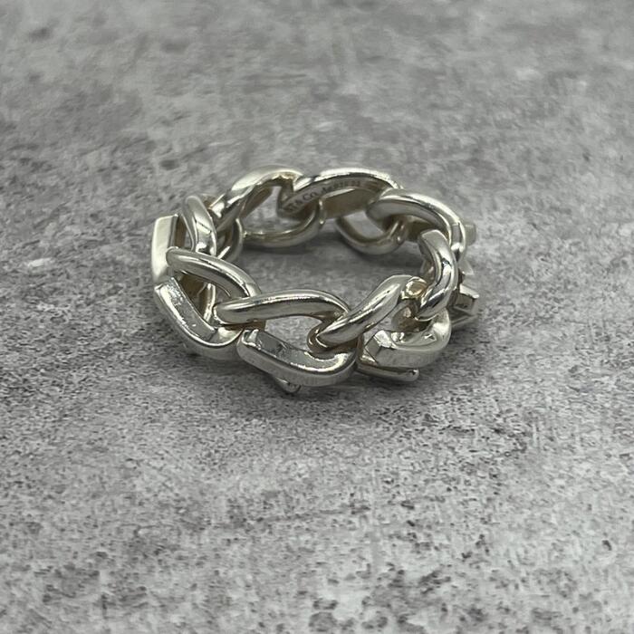 樂天商城 - 【中古】ティファニー TIFFANY&CO フォージ リング Ag925 12号 メンズ レディース ユニセックス ヴィンテージ オールド 指輪 シルバー925 アクセサリー