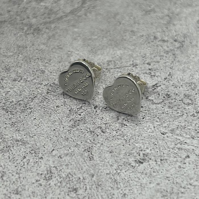 Rakuten - 【中古】ティファニー TIFFANY&CO リターントゥ ハート ピアス Ag925 メンズ レディース ユニセックス ヴィンテージ オールド シルバー925 アクセサリー