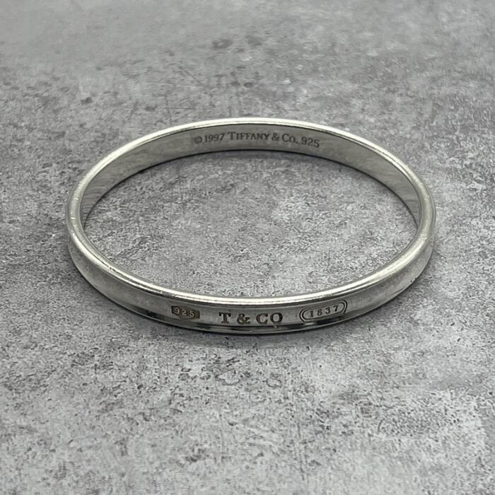 樂天商城 - 【中古】ティファニー TIFFANY&CO 1837 バングル SV925 1997 メンズ レディース ユニセックス ヴィンテージ オールド シルバー925 チェーン アクセサリー