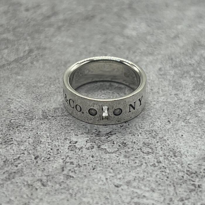樂天商城 - 【中古】ティファニー TIFFANY&CO ロック 2PD リング SV925 6号 メンズ レディース ユニセックス ヴィンテージ オールド 指輪 シルバー925 アクセサリー